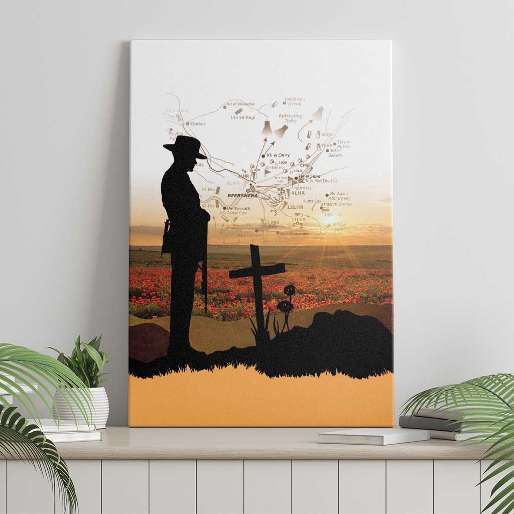 Australia And New Zealand ANZAC Day Canvas Wall Art Battle Of Beersheba
