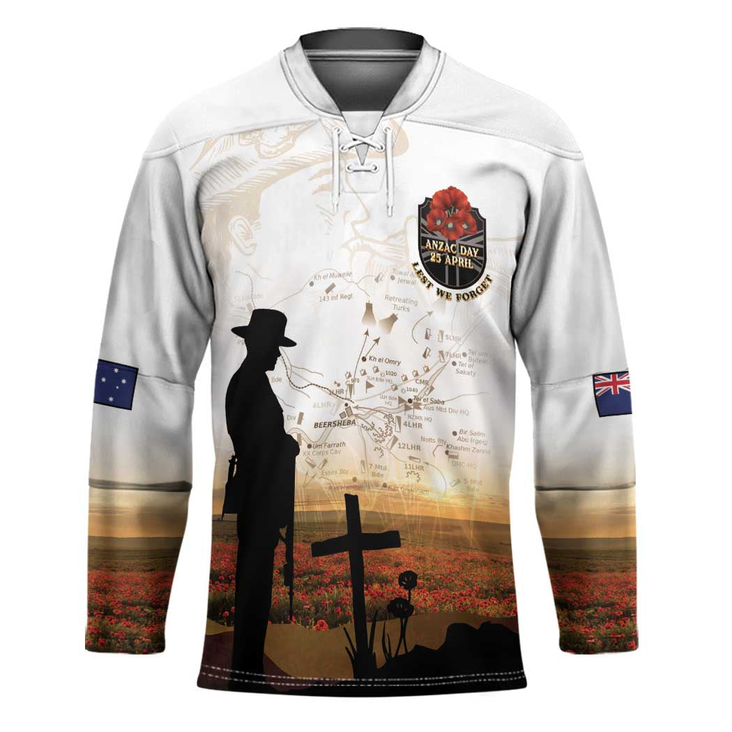 Australia And New Zealand ANZAC Day Hockey Jersey Battle Of Beersheba