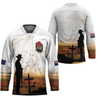 Australia And New Zealand ANZAC Day Hockey Jersey Battle Of Beersheba LT05 - Polynesian Pride