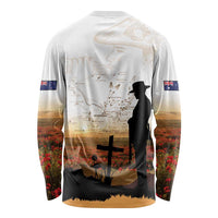 Australia And New Zealand ANZAC Day Long Sleeve Shirt Battle Of Beersheba LT05 - Polynesian Pride