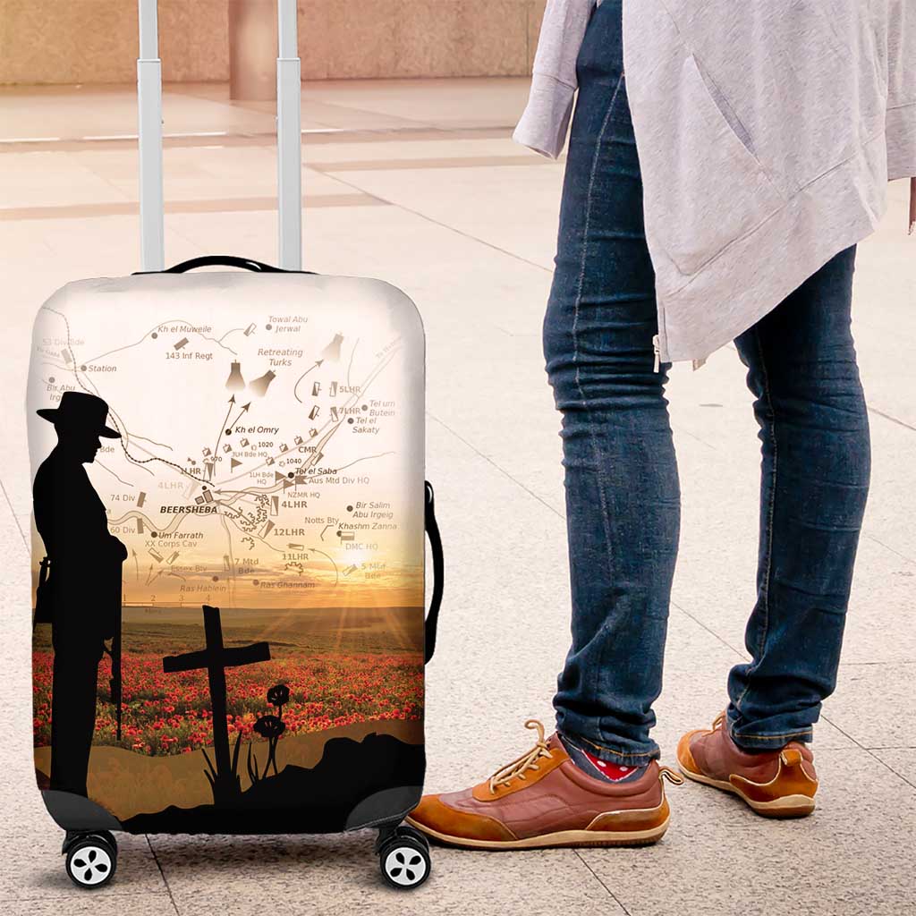 Australia And New Zealand ANZAC Day Luggage Cover Battle Of Beersheba