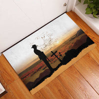 Australia And New Zealand ANZAC Day Rubber Doormat Battle Of Beersheba LT05 - Polynesian Pride