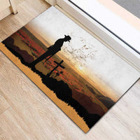 Australia And New Zealand ANZAC Day Rubber Doormat Battle Of Beersheba LT05 - Polynesian Pride