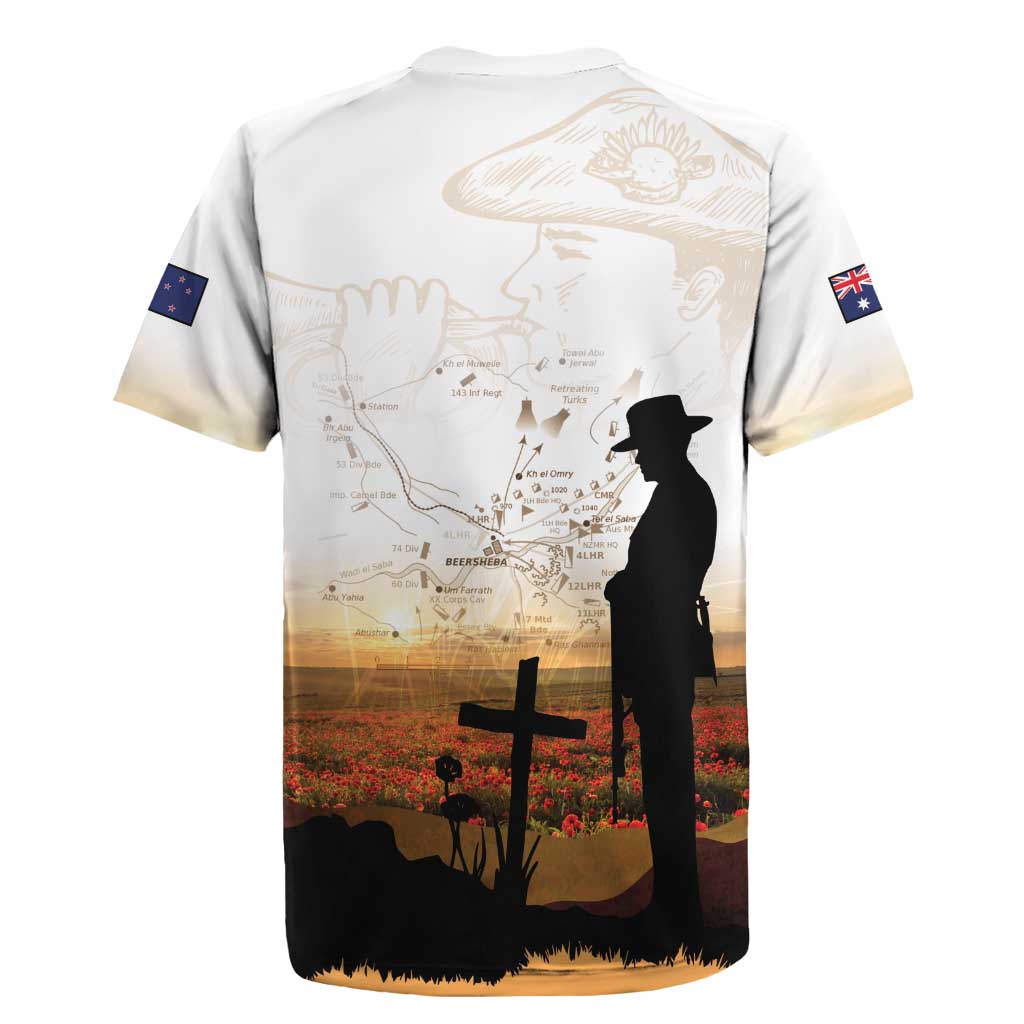 Australia And New Zealand ANZAC Day Rugby Jersey Battle Of Beersheba