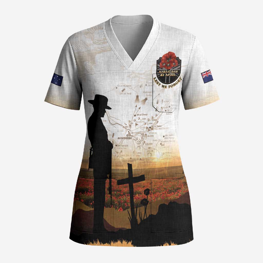 Australia And New Zealand ANZAC Day Scrub Top Battle Of Beersheba