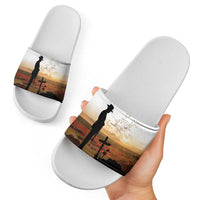 Australia And New Zealand ANZAC Day Slide Sandals Battle Of Beersheba