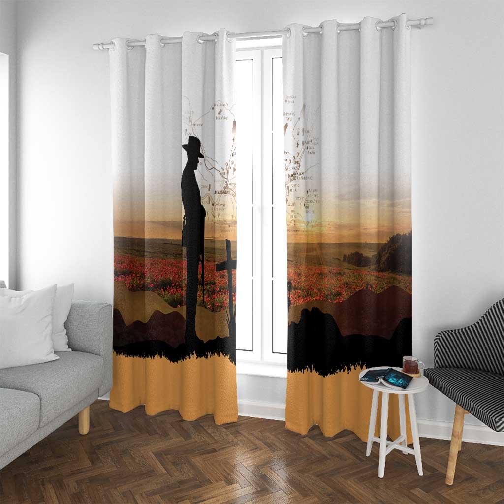 Australia And New Zealand ANZAC Day Window Curtain Battle Of Beersheba