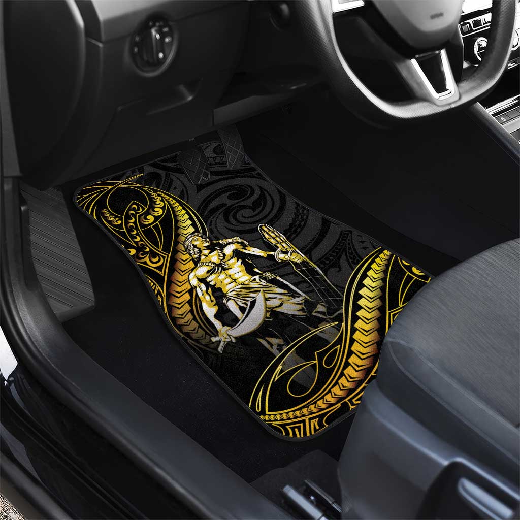 Filipinos Lapu Lapu Hero Car Mats Gold Polynesian Tribal Tattoo