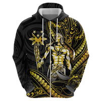 Filipinos Lapu Lapu Hero Hoodie Gold Polynesian Tribal Tattoo