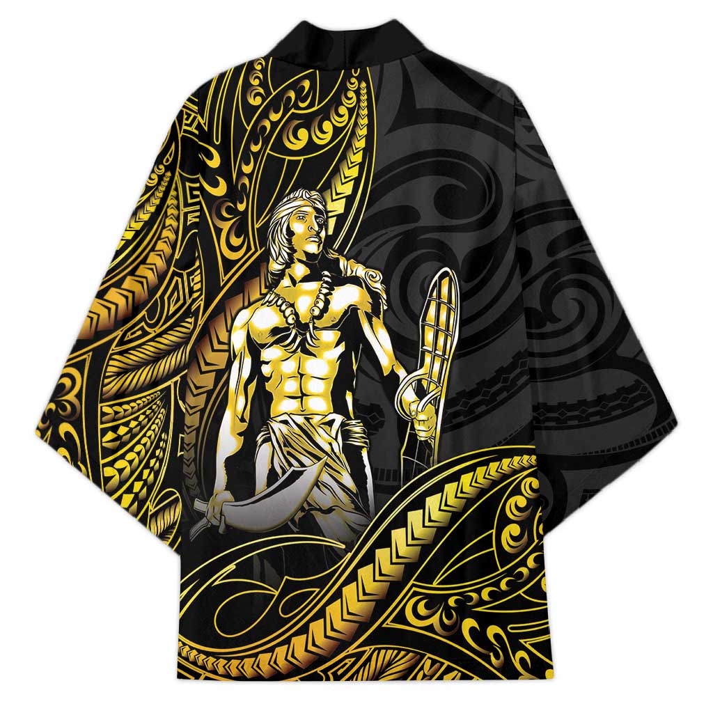 Filipinos Lapu Lapu Hero Kimono Gold Polynesian Tribal Tattoo