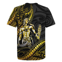 Filipinos Lapu Lapu Hero Rugby Jersey Gold Polynesian Tribal Tattoo