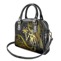 Filipinos Lapu Lapu Hero Shoulder Handbag Gold Polynesian Tribal Tattoo