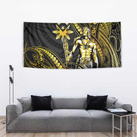 Filipinos Lapu Lapu Hero Tapestry Gold Polynesian Tribal Tattoo