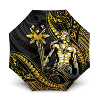 Filipinos Lapu Lapu Hero Umbrella Gold Polynesian Tribal Tattoo