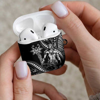 Filipinos Lapu Lapu Hero AirPods Case Black Polynesian Tribal Tattoo
