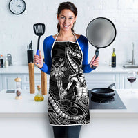 Filipinos Lapu Lapu Hero Apron Black Polynesian Tribal Tattoo