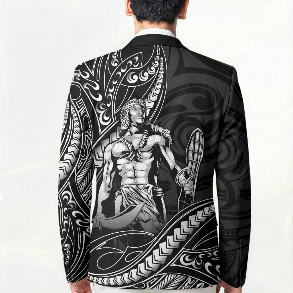 Filipinos Lapu Lapu Hero Blazer Black Polynesian Tribal Tattoo