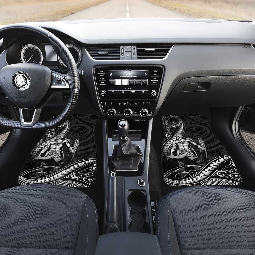Filipinos Lapu Lapu Hero Car Mats Black Polynesian Tribal Tattoo