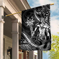 Filipinos Lapu Lapu Hero Garden Flag Black Polynesian Tribal Tattoo