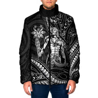 Filipinos Lapu Lapu Hero Padded Jacket Black Polynesian Tribal Tattoo