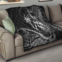 Filipinos Lapu Lapu Hero Quilt Black Polynesian Tribal Tattoo