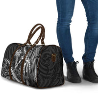 Filipinos Lapu Lapu Hero Travel Bag Black Polynesian Tribal Tattoo