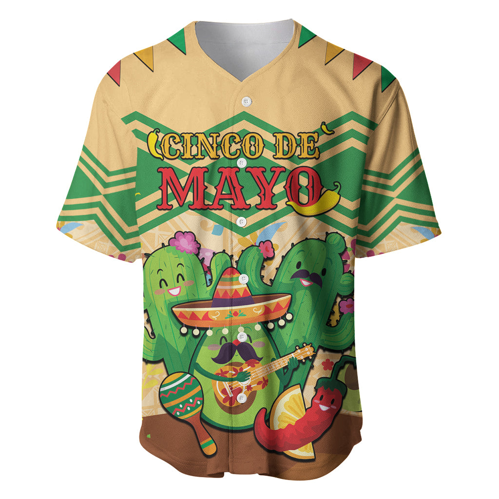 Personalised Hawaii Cinco De Mayo Baseball Jersey Funny Style