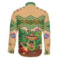 Personalised Hawaii Cinco De Mayo Family Matching Off Shoulder Short Dress and Hawaiian Shirt Funny Style