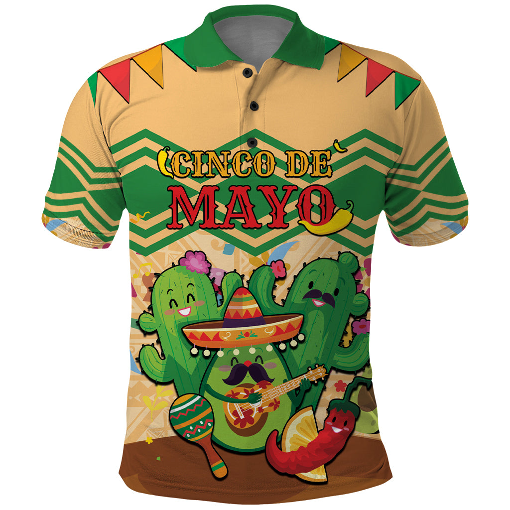 Personalised Hawaii Cinco De Mayo Polo Shirt Funny Style