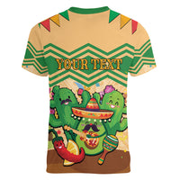 Personalised Hawaii Cinco De Mayo Women V-Neck T-Shirt Funny Style