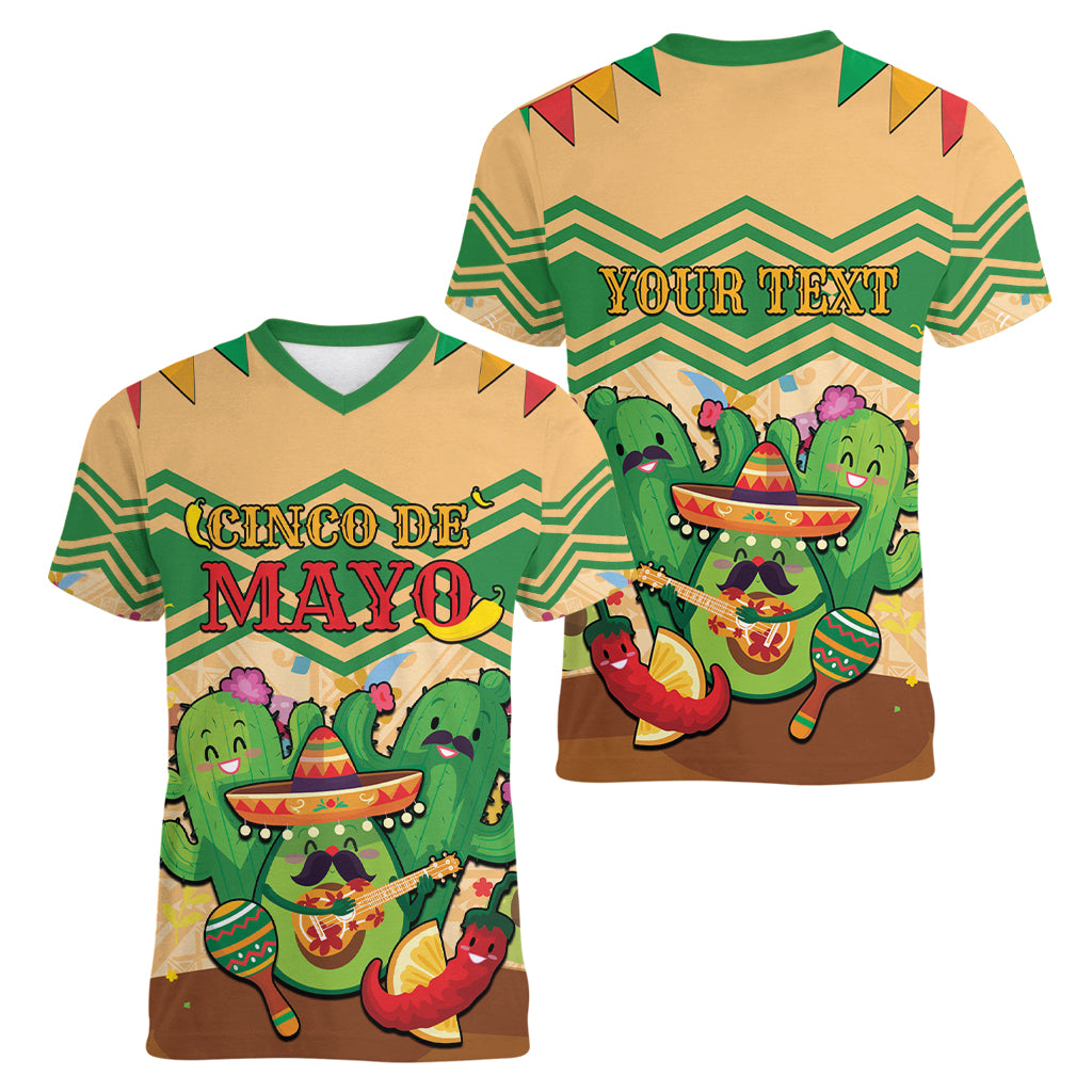 Personalised Hawaii Cinco De Mayo Women V-Neck T-Shirt Funny Style