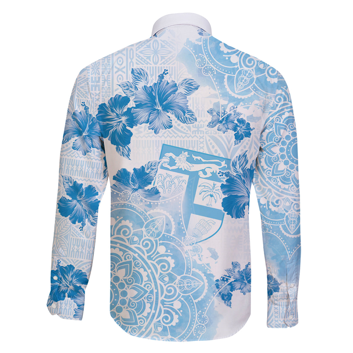 Happy Fiji Girmit Day Family Matching Mermaid Dress and Hawaiian Shirt Fijian Tapa With Mandala Pattern LT05 - Polynesian Pride