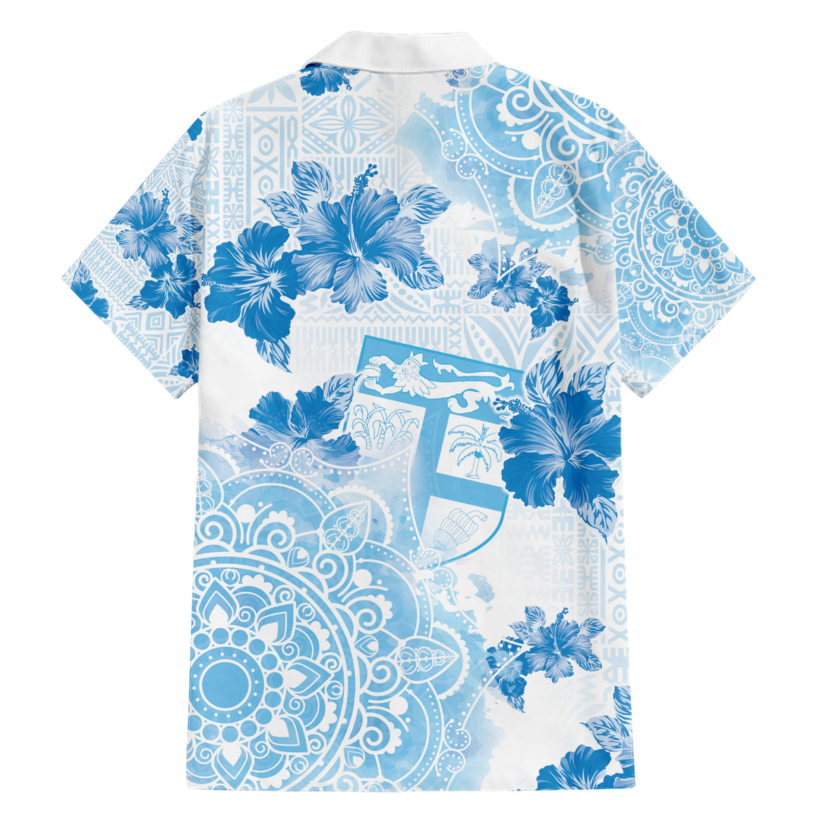 Happy Fiji Girmit Day Family Matching Short Sleeve Bodycon Dress and Hawaiian Shirt Fijian Tapa With Mandala Pattern LT05 - Polynesian Pride