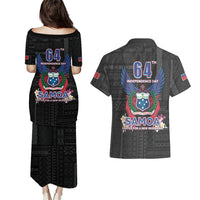Samoa 64th Independence Anniversary Couples Matching Puletasi and Hawaiian Shirt