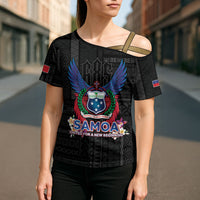 Samoa 64th Independence Anniversary Cross Shoulder Shirt