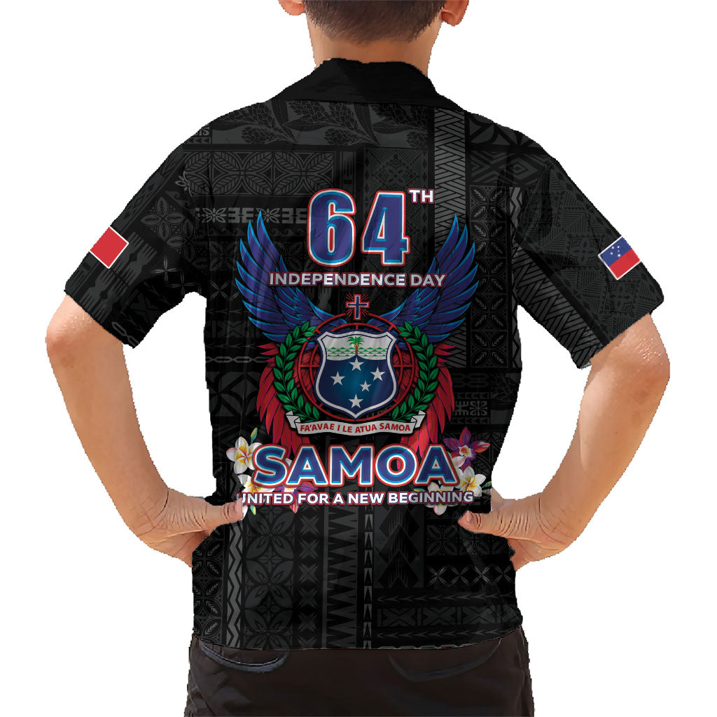 Samoa 64th Independence Anniversary Family Matching Puletasi and Hawaiian Shirt