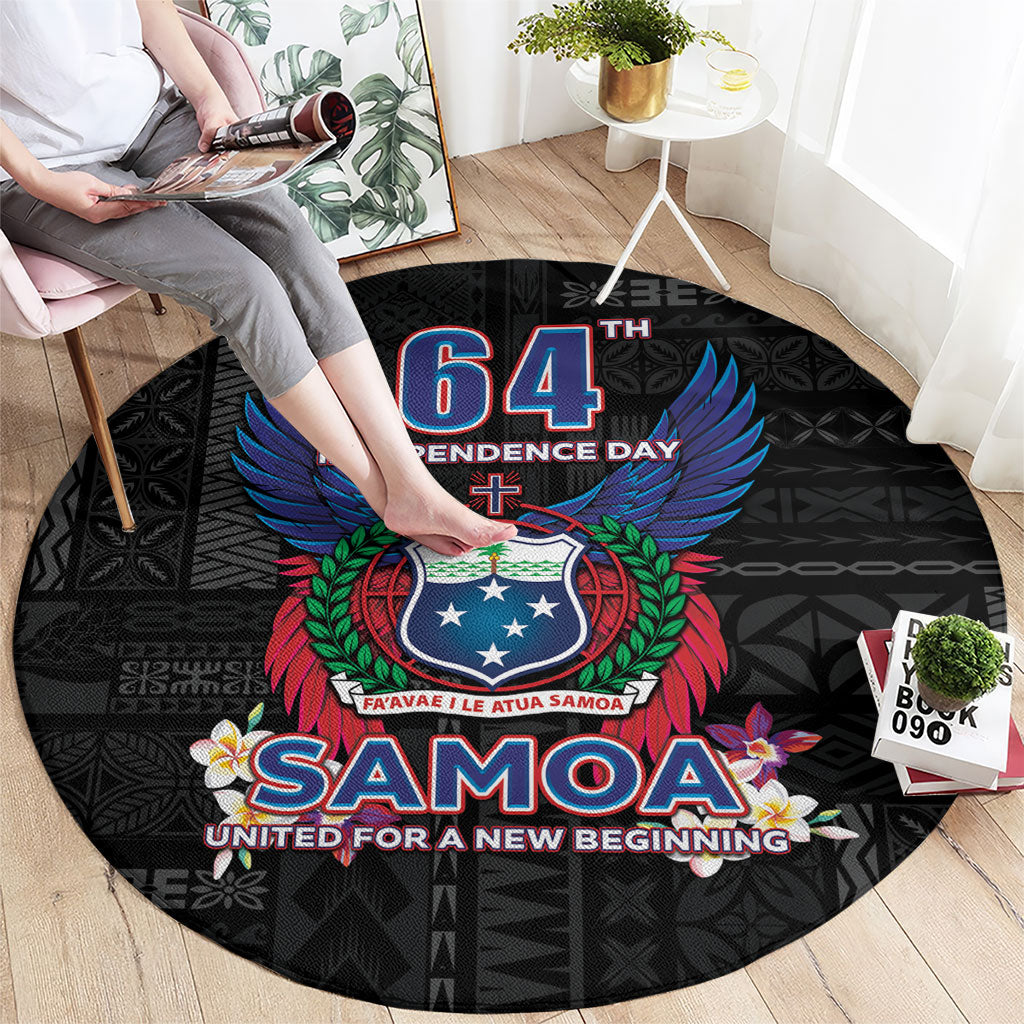 Samoa 64th Independence Anniversary Round Carpet
