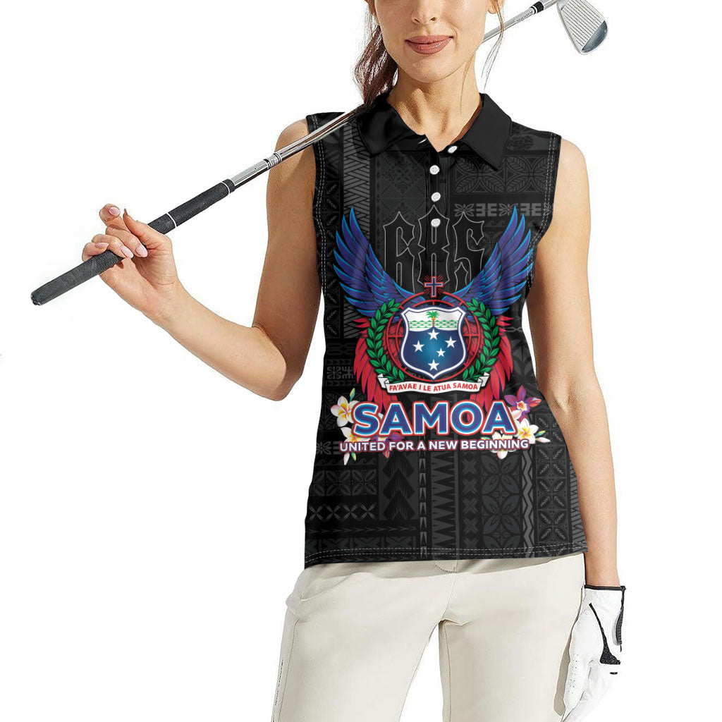 Samoa 64th Independence Anniversary Women Sleeveless Polo Shirt