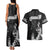 Hawaii King Kamehameha Day Parade Couples Matching Tank Maxi Dress and Hawaiian Shirt With Pa'u Riders Plumeria Kakau Tribal Pattern