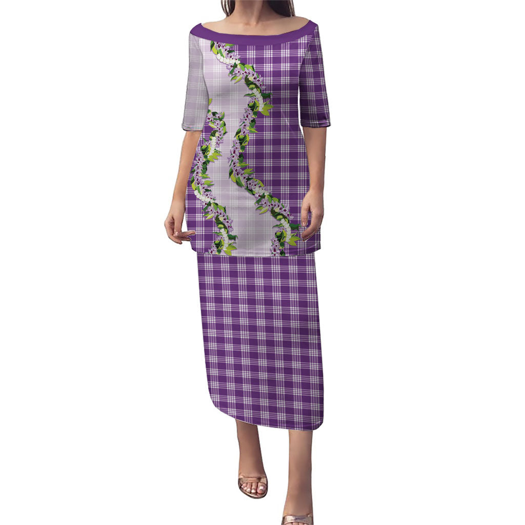 Violet Hawaii Palaka Puletasi Maile Pikake Honohono Orchid Lei