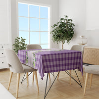 Violet Hawaii Palaka Tablecloth Maile Pikake Honohono Orchid Lei