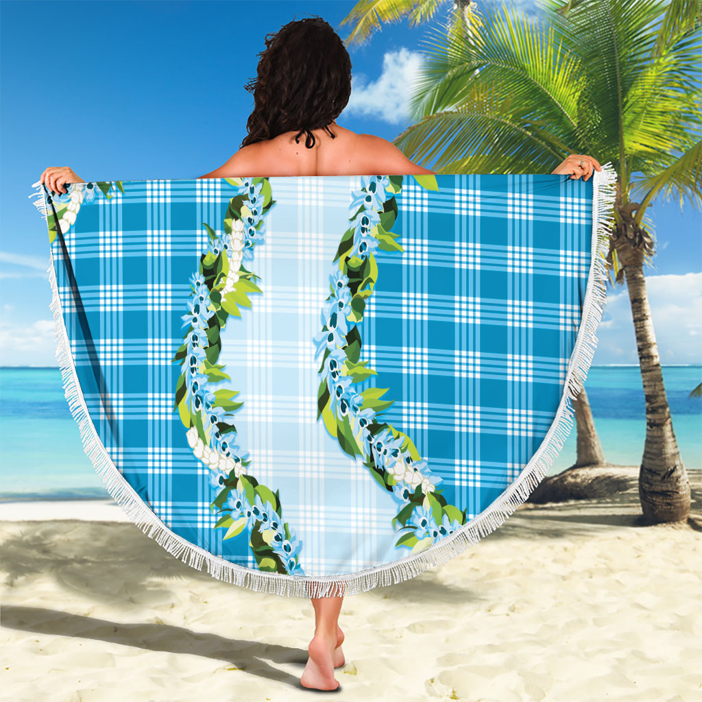 Blue Hawaii Palaka Beach Blanket Maile Pikake Honohono Orchid Lei LT05 - Polynesian Pride