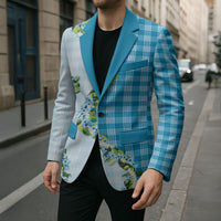 Blue Hawaii Palaka Blazer Maile Pikake Honohono Orchid Lei