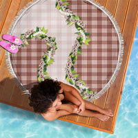 Mocha Hawaii Palaka Beach Blanket Maile Pikake Honohono Orchid Lei LT05 - Polynesian Pride