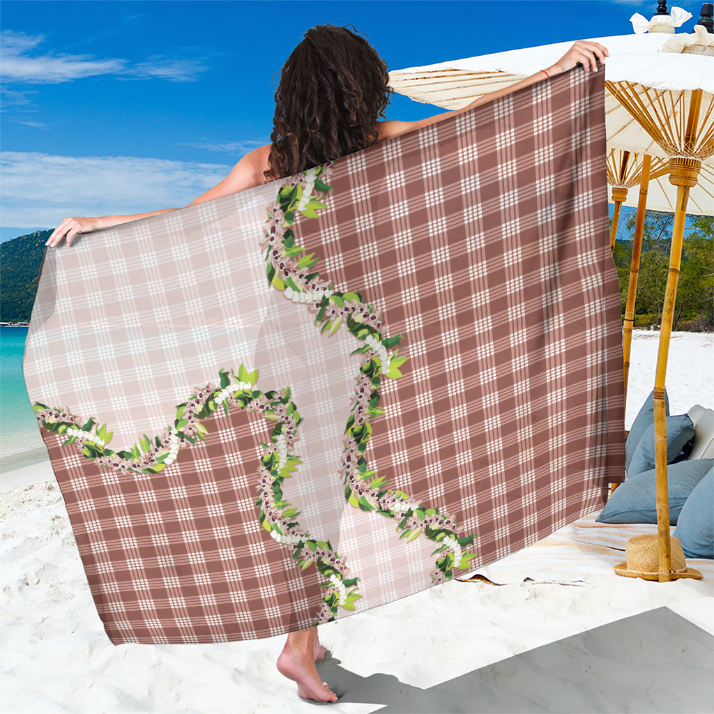 Mocha Hawaii Palaka Sarong Maile Pikake Honohono Orchid Lei