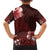 Hawaii Hibiscus With Oxblood Polynesian Pattern Hawaiian Shirt