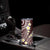 Plumeria With Oxblood Polynesian Tattoo Pattern Skinny Tumbler