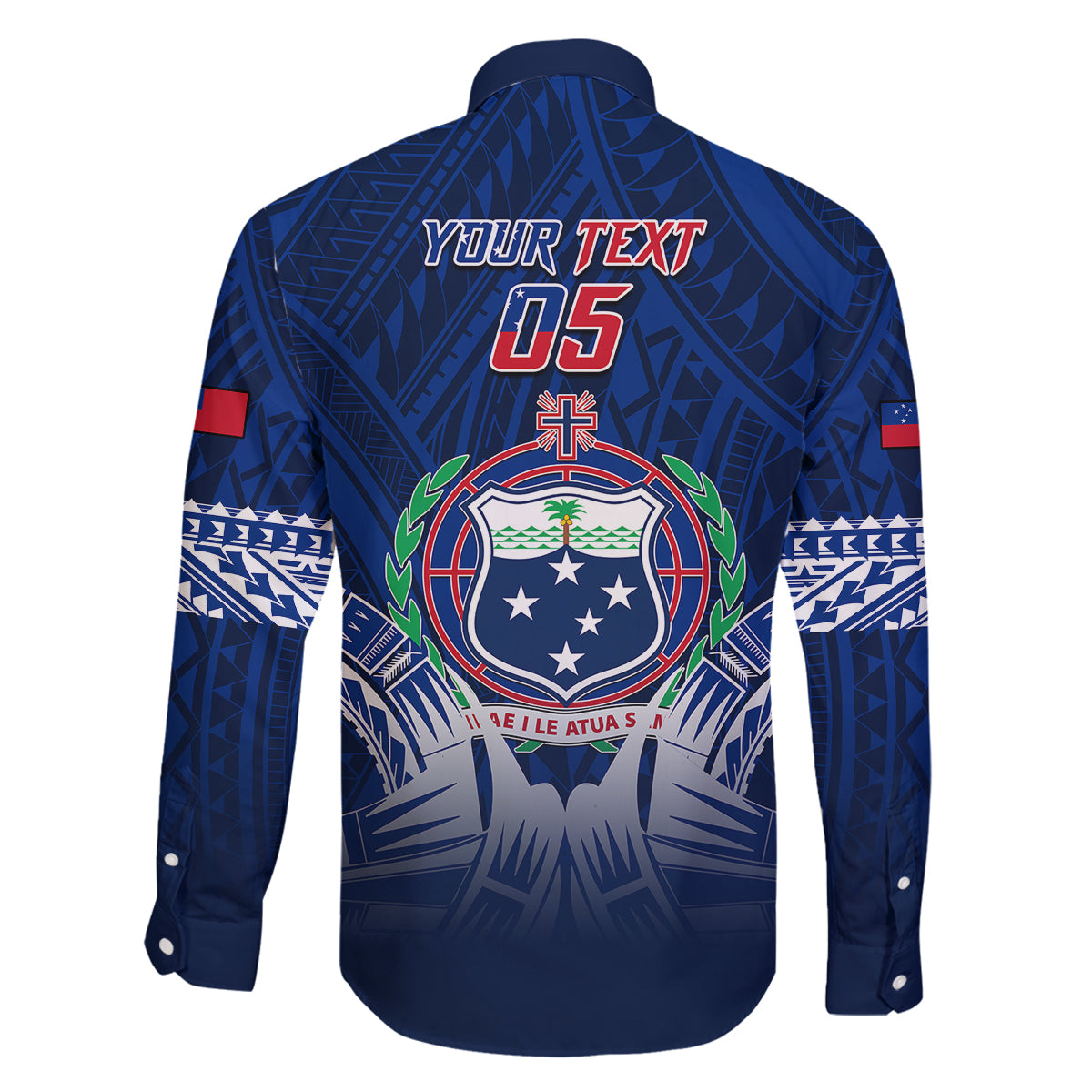 Custom Samoa Rugby Family Matching Short Sleeve Bodycon Dress and Hawaiian Shirt World Cup 2023 Coat Of Arms With Polynesian Pattern LT05 - Polynesian Pride