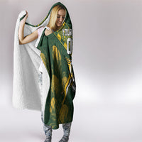 Rugby New Zealand South Africa Hooded Blanket Maori Tiki Springboks Together