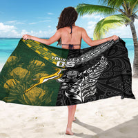 Rugby New Zealand South Africa Sarong Maori Tiki Springboks Together